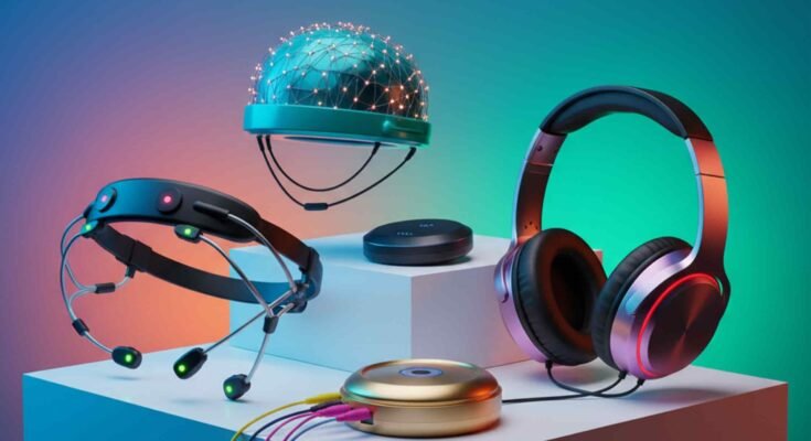 different neurofeedback devices in one frame