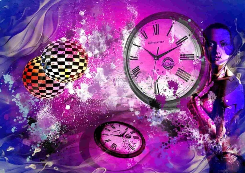 A vibrant image of ticking clocks symbolizing freedom within boundaries.